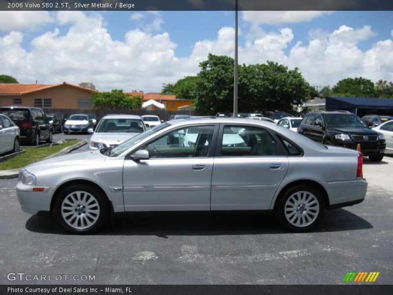 Silver Metallic / Beige 2006 Volvo S80 2.5T