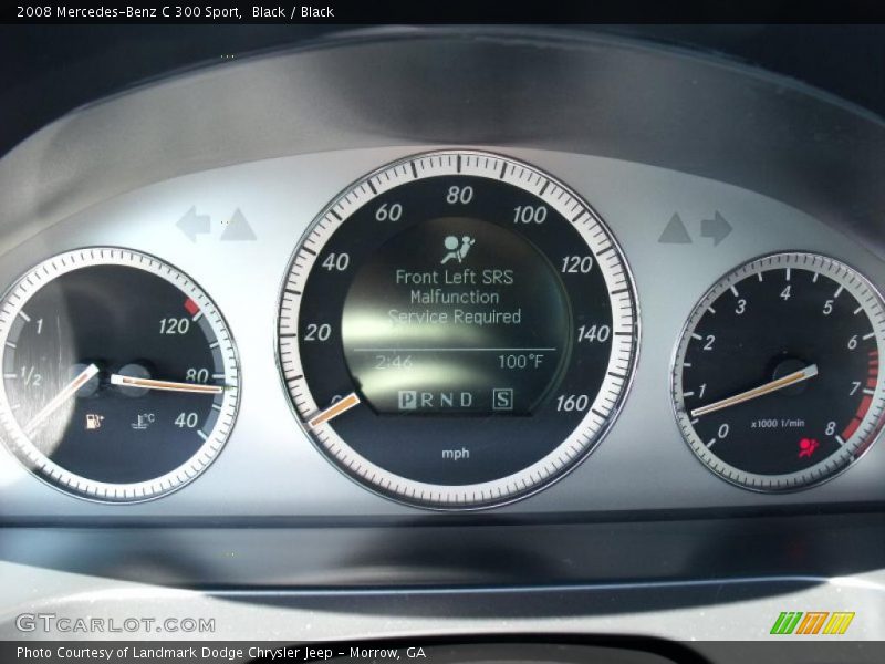 Black / Black 2008 Mercedes-Benz C 300 Sport