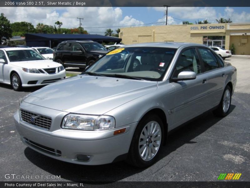 Silver Metallic / Beige 2006 Volvo S80 2.5T