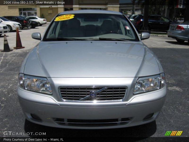 Silver Metallic / Beige 2006 Volvo S80 2.5T