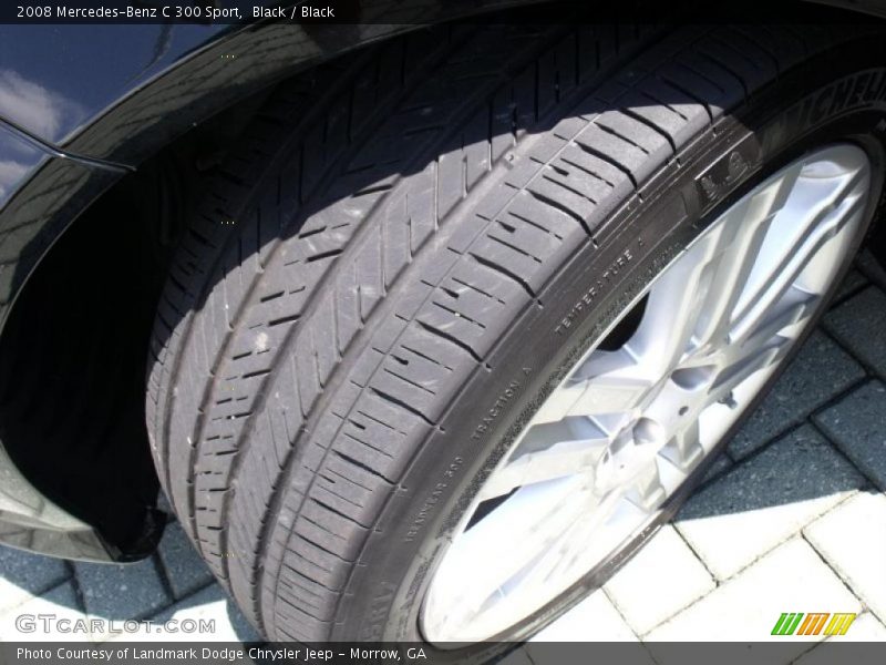 Black / Black 2008 Mercedes-Benz C 300 Sport