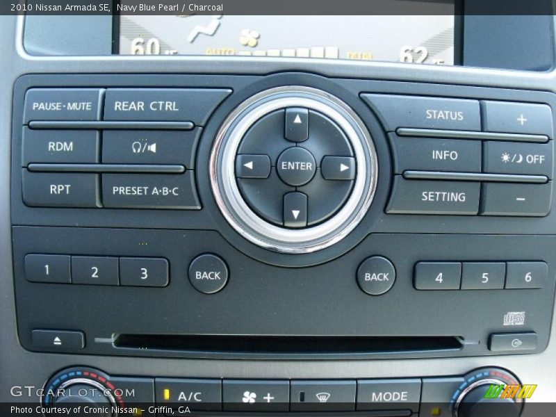 Navy Blue Pearl / Charcoal 2010 Nissan Armada SE