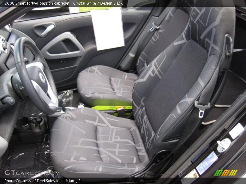 Crystal White / Design Black 2008 Smart fortwo passion cabriolet