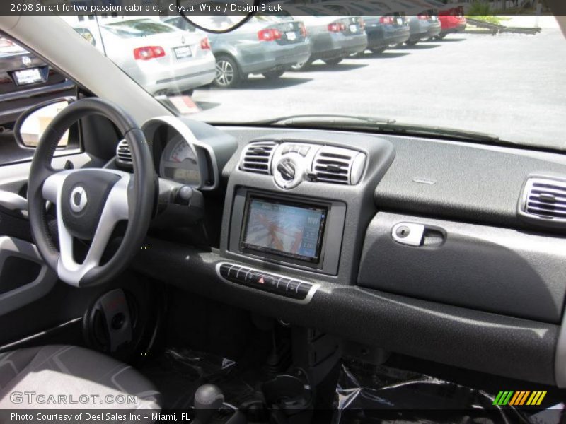 Crystal White / Design Black 2008 Smart fortwo passion cabriolet