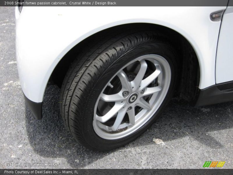 Crystal White / Design Black 2008 Smart fortwo passion cabriolet