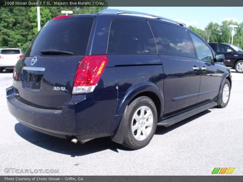 Majestic Blue Metallic / Gray 2008 Nissan Quest 3.5 SL