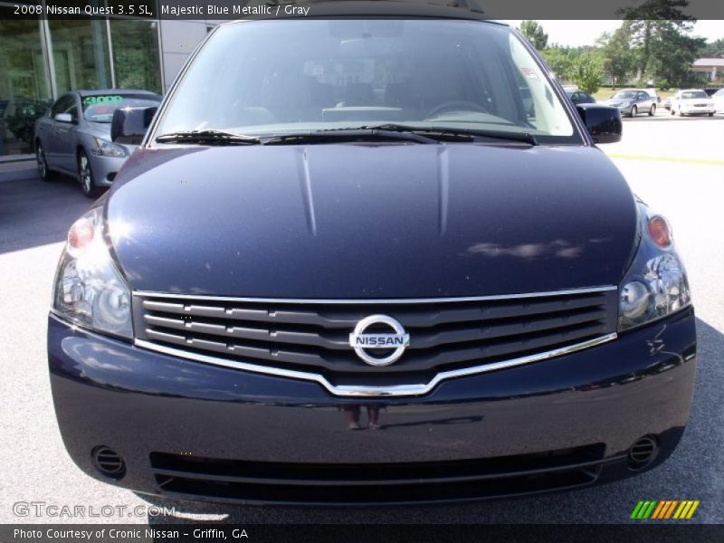 Majestic Blue Metallic / Gray 2008 Nissan Quest 3.5 SL