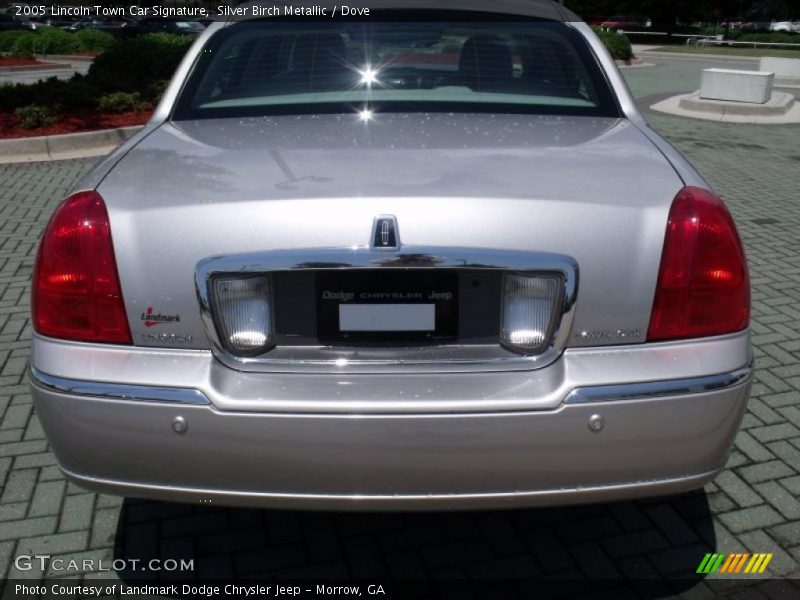 Silver Birch Metallic / Dove 2005 Lincoln Town Car Signature