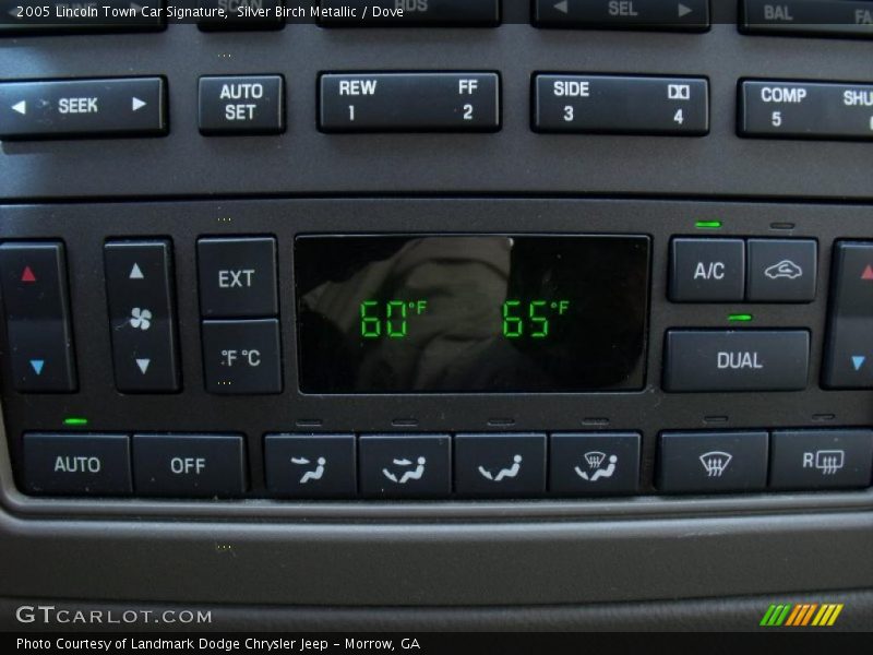 Silver Birch Metallic / Dove 2005 Lincoln Town Car Signature