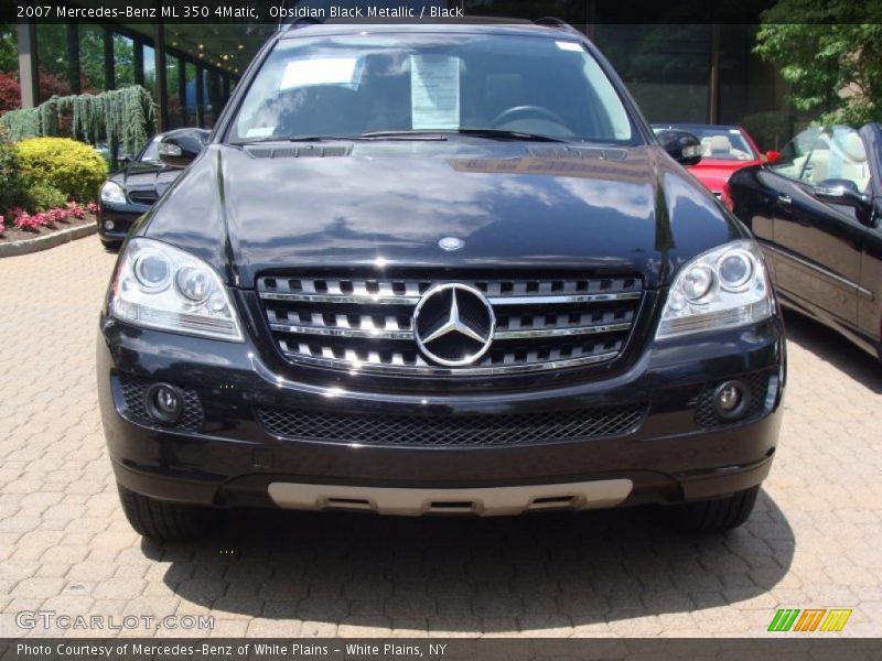 Obsidian Black Metallic / Black 2007 Mercedes-Benz ML 350 4Matic