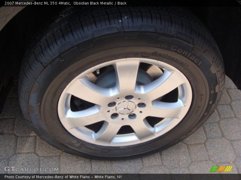Obsidian Black Metallic / Black 2007 Mercedes-Benz ML 350 4Matic