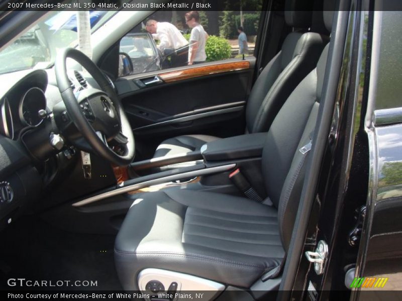 Obsidian Black Metallic / Black 2007 Mercedes-Benz ML 350 4Matic