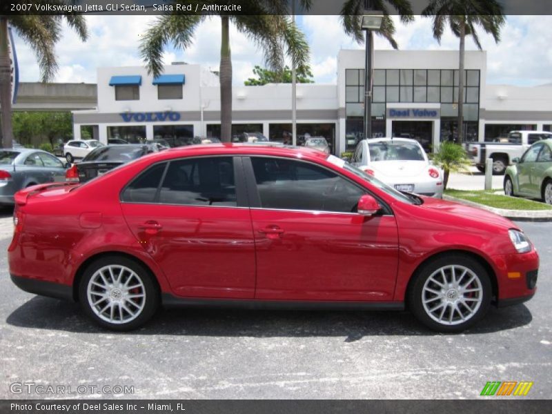 Salsa Red / Anthracite 2007 Volkswagen Jetta GLI Sedan