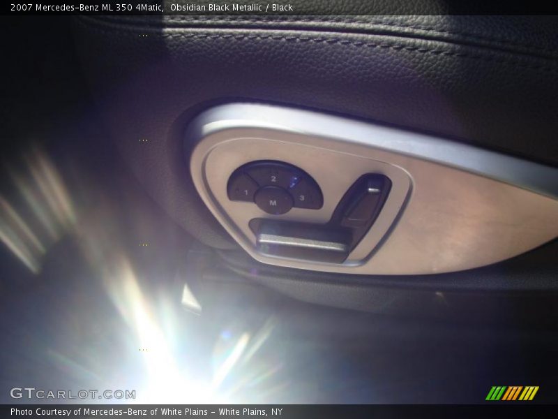 Obsidian Black Metallic / Black 2007 Mercedes-Benz ML 350 4Matic
