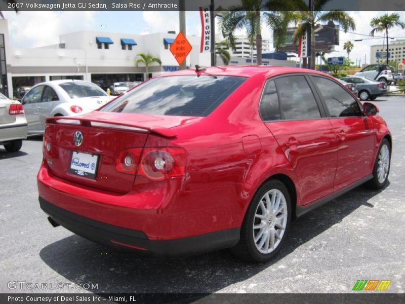 Salsa Red / Anthracite 2007 Volkswagen Jetta GLI Sedan