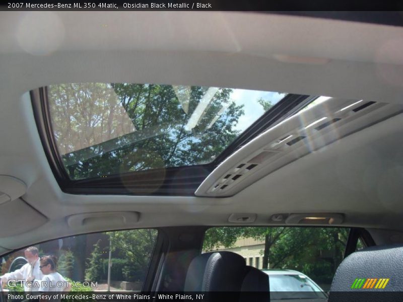 Obsidian Black Metallic / Black 2007 Mercedes-Benz ML 350 4Matic