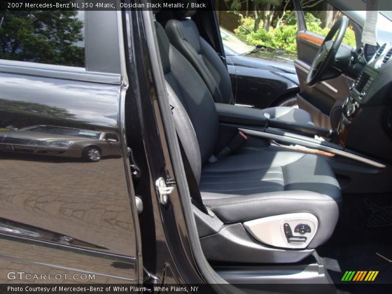 Obsidian Black Metallic / Black 2007 Mercedes-Benz ML 350 4Matic