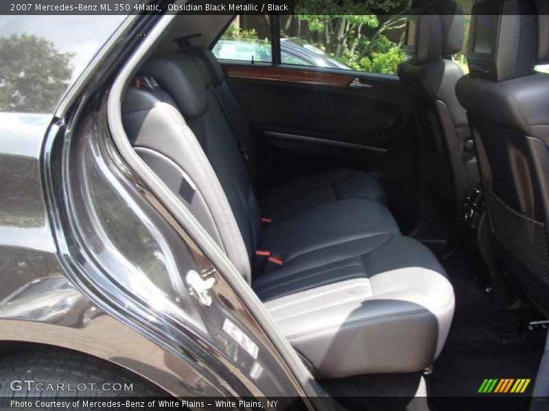 Obsidian Black Metallic / Black 2007 Mercedes-Benz ML 350 4Matic