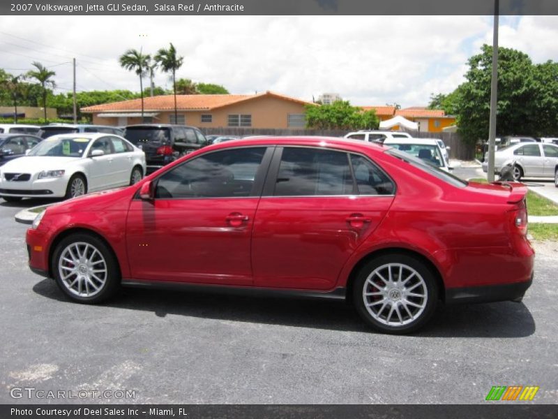 Salsa Red / Anthracite 2007 Volkswagen Jetta GLI Sedan