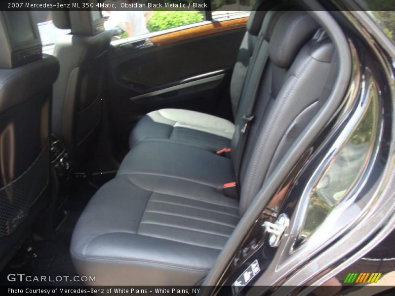 Obsidian Black Metallic / Black 2007 Mercedes-Benz ML 350 4Matic