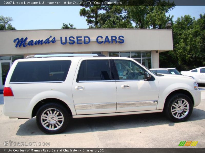 White Chocolate Tri-Coat / Camel/Sand 2007 Lincoln Navigator L Ultimate 4x4