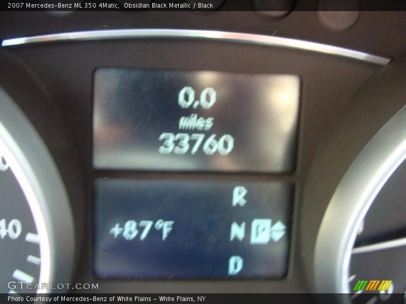 Obsidian Black Metallic / Black 2007 Mercedes-Benz ML 350 4Matic