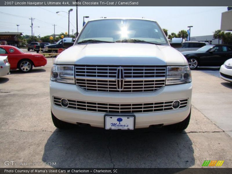 White Chocolate Tri-Coat / Camel/Sand 2007 Lincoln Navigator L Ultimate 4x4