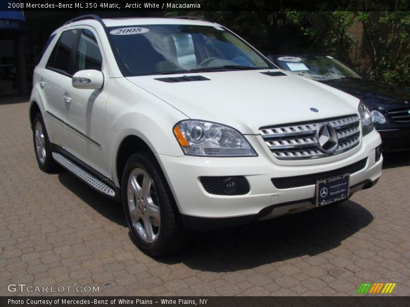 Arctic White / Macadamia 2008 Mercedes-Benz ML 350 4Matic