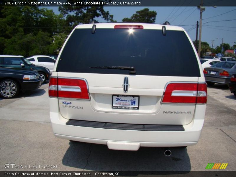 White Chocolate Tri-Coat / Camel/Sand 2007 Lincoln Navigator L Ultimate 4x4
