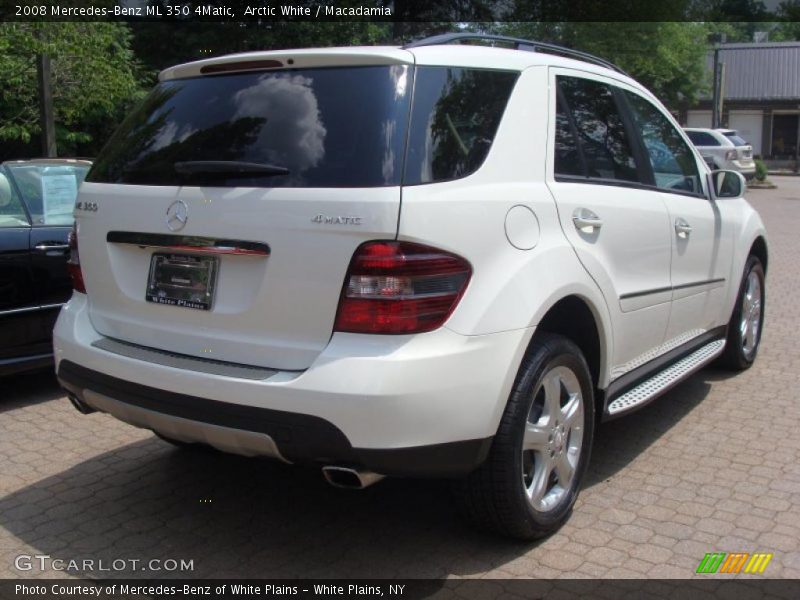 Arctic White / Macadamia 2008 Mercedes-Benz ML 350 4Matic