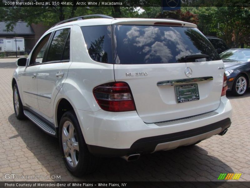 Arctic White / Macadamia 2008 Mercedes-Benz ML 350 4Matic