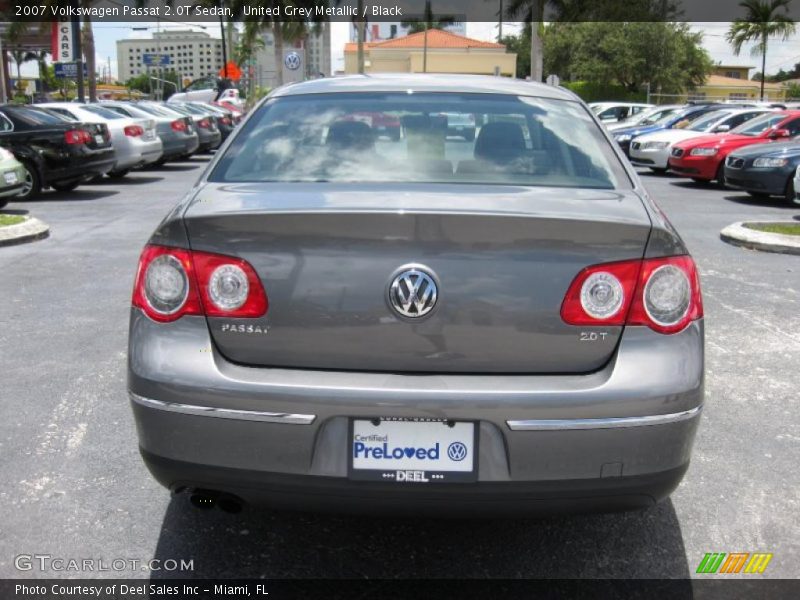 United Grey Metallic / Black 2007 Volkswagen Passat 2.0T Sedan