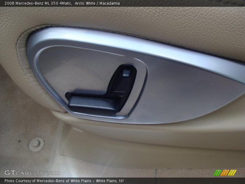 Arctic White / Macadamia 2008 Mercedes-Benz ML 350 4Matic