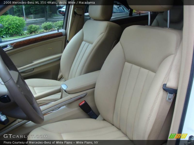 Arctic White / Macadamia 2008 Mercedes-Benz ML 350 4Matic