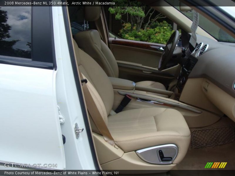 Arctic White / Macadamia 2008 Mercedes-Benz ML 350 4Matic