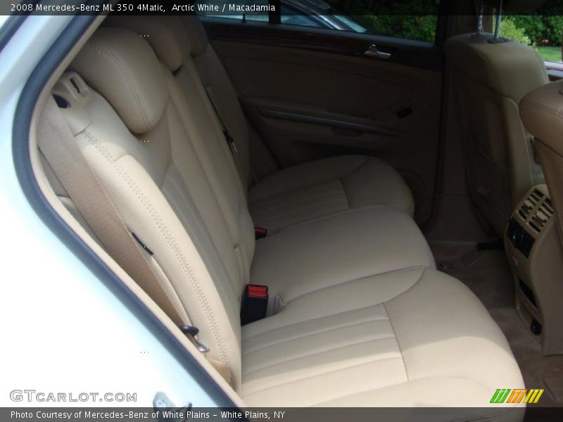 Arctic White / Macadamia 2008 Mercedes-Benz ML 350 4Matic