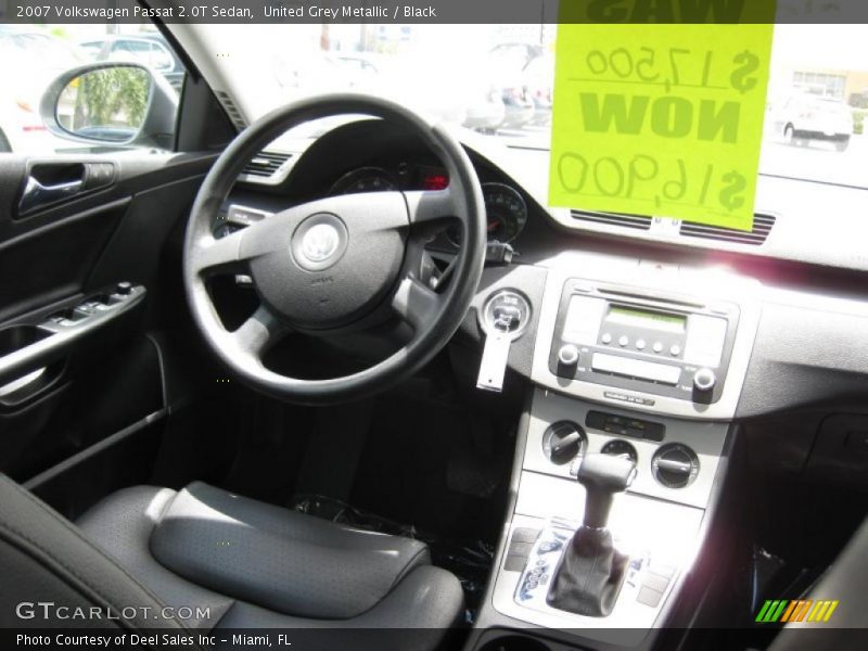 United Grey Metallic / Black 2007 Volkswagen Passat 2.0T Sedan