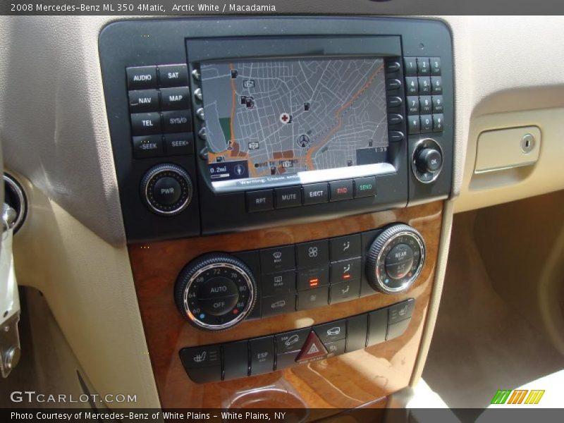 Arctic White / Macadamia 2008 Mercedes-Benz ML 350 4Matic