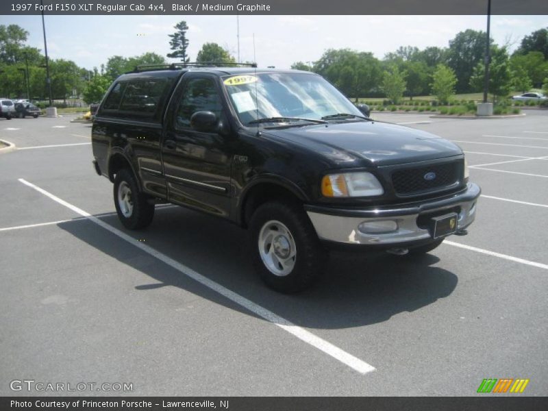 Black / Medium Graphite 1997 Ford F150 XLT Regular Cab 4x4