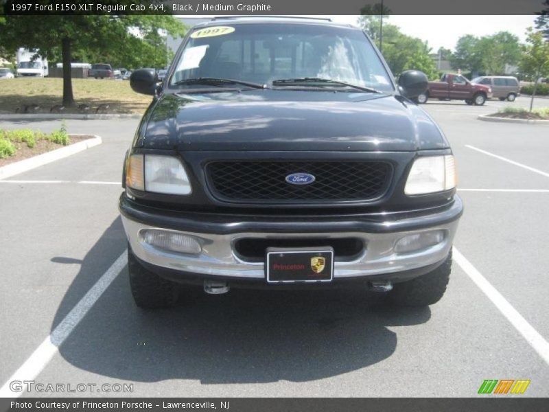 Black / Medium Graphite 1997 Ford F150 XLT Regular Cab 4x4