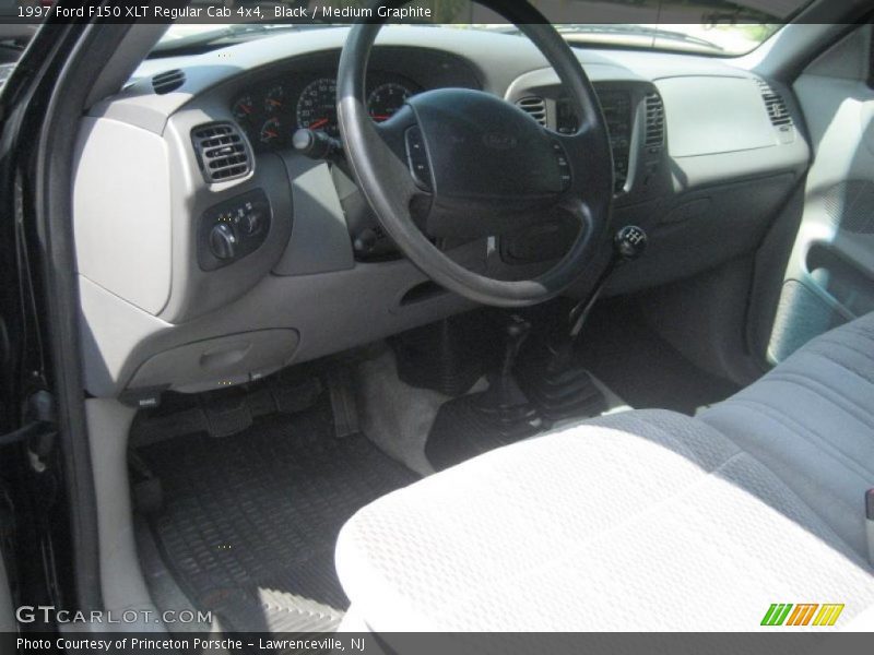 Black / Medium Graphite 1997 Ford F150 XLT Regular Cab 4x4