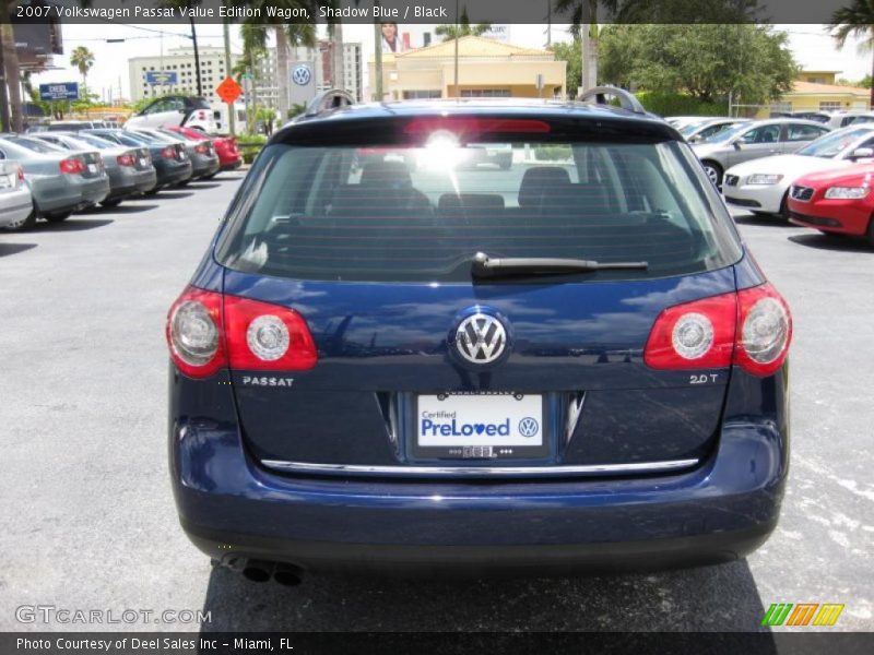 Shadow Blue / Black 2007 Volkswagen Passat Value Edition Wagon