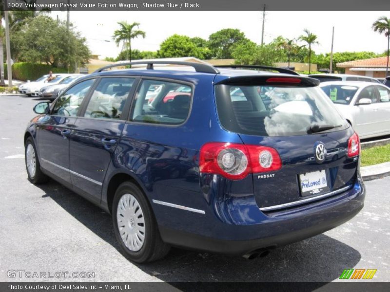 Shadow Blue / Black 2007 Volkswagen Passat Value Edition Wagon