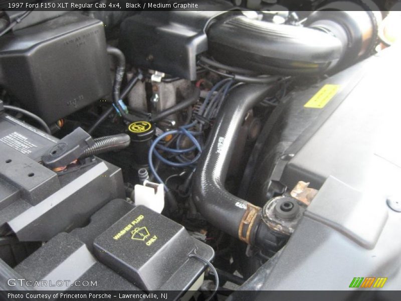 Black / Medium Graphite 1997 Ford F150 XLT Regular Cab 4x4