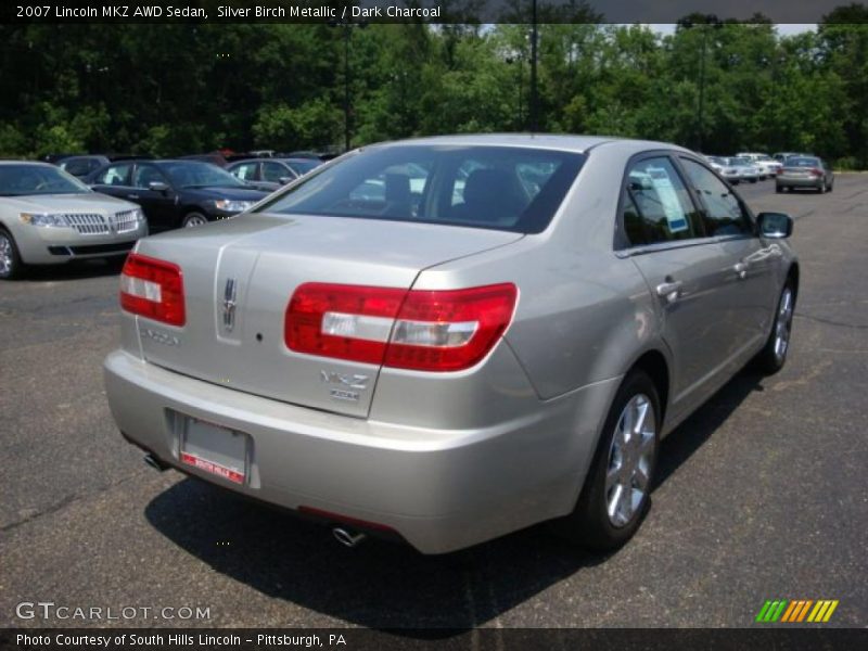 Silver Birch Metallic / Dark Charcoal 2007 Lincoln MKZ AWD Sedan