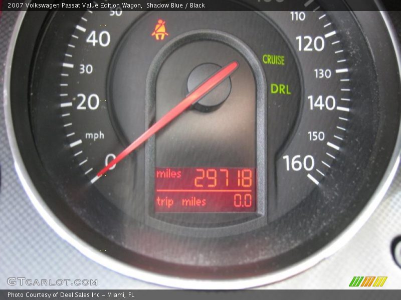 Shadow Blue / Black 2007 Volkswagen Passat Value Edition Wagon