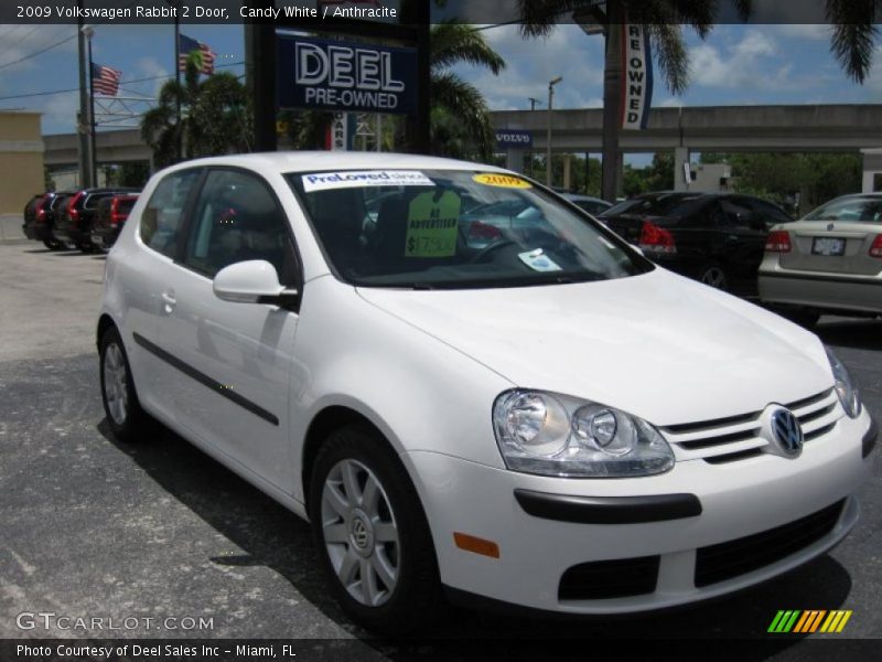 Candy White / Anthracite 2009 Volkswagen Rabbit 2 Door