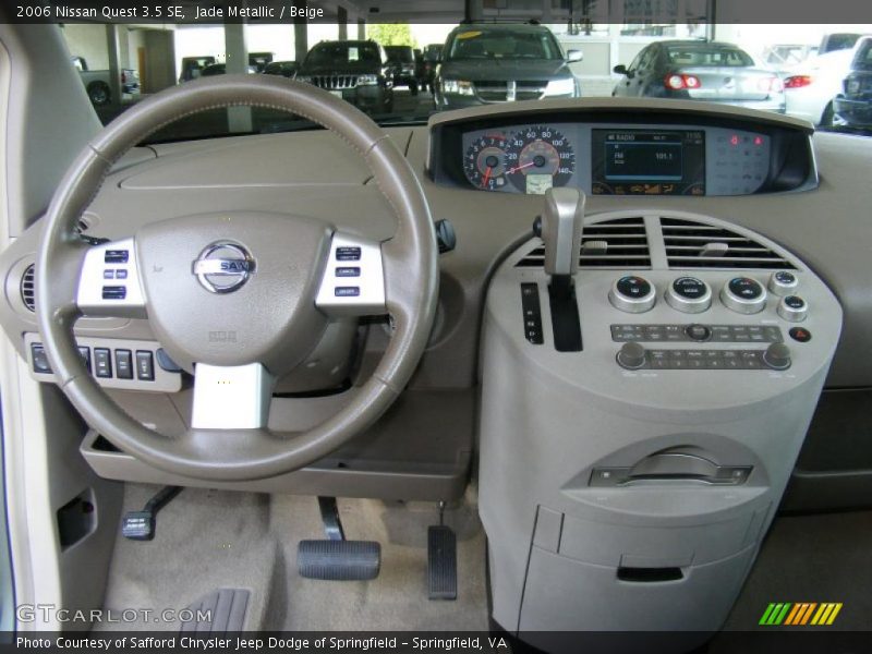 Jade Metallic / Beige 2006 Nissan Quest 3.5 SE