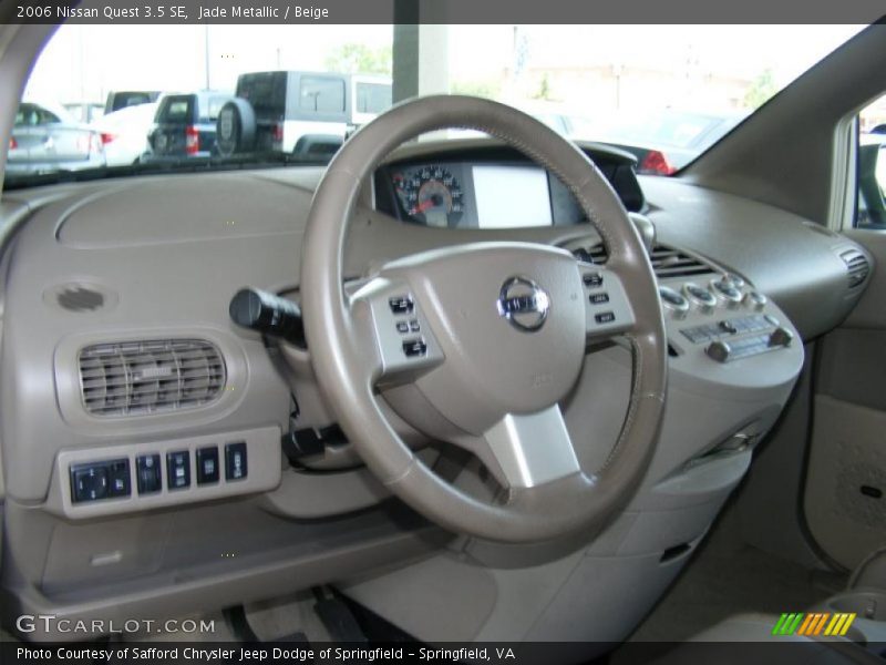Jade Metallic / Beige 2006 Nissan Quest 3.5 SE