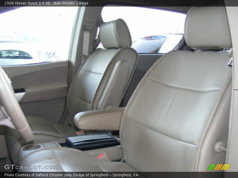 Jade Metallic / Beige 2006 Nissan Quest 3.5 SE